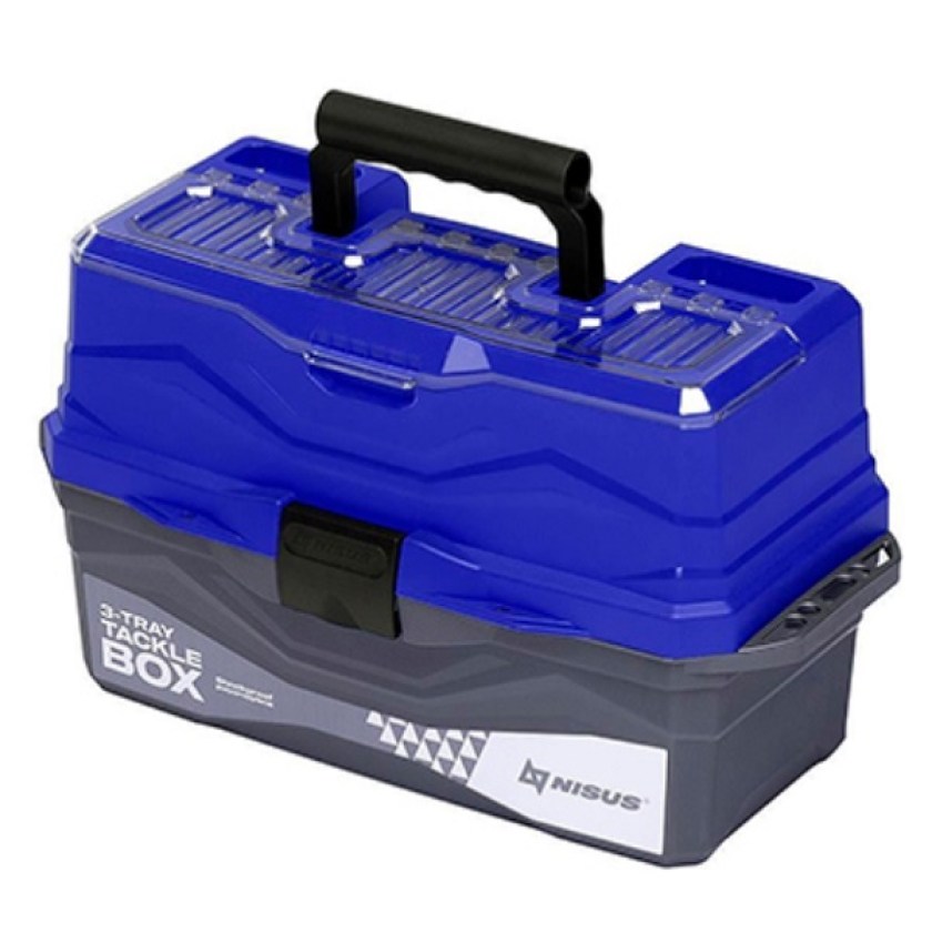 Ящик для снастей Nisus Tackle Box трехполочный синий (N-TB-3-B)
